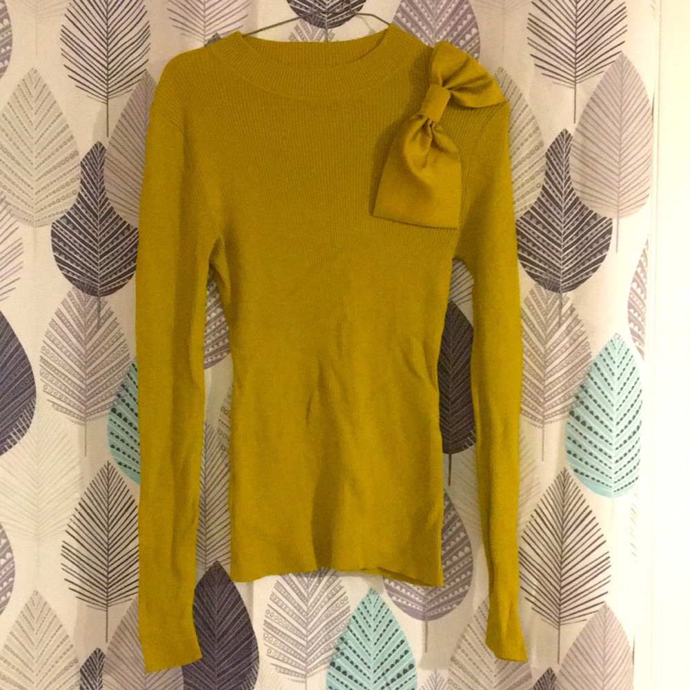 Ann Taylor Factory Bow Sweater